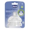 Chicco NaturalFeeling 2 db-os kétsebesség etetőcumi 4 hó 