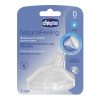 Chicco NaturalFeeling 1 db ferde etetőcumi  0 hó