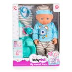 Tutu love Baba 31 cmes fiú baba cumis szürke 