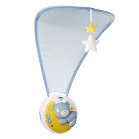Chicco Next 2 Moon 3 in 1  zenélő projektor- Blue