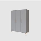 Faktum Flip Gray 3 osztású szekrény