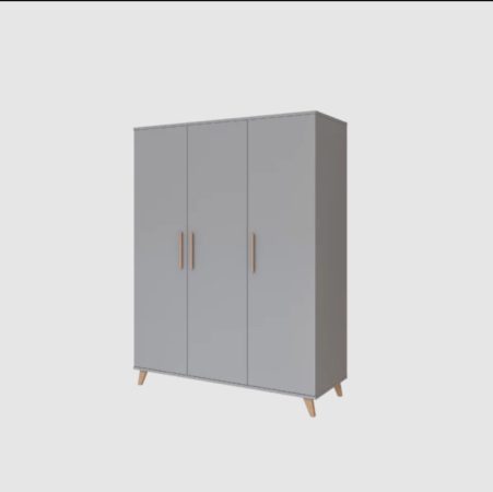Faktum Flip Gray 3 osztású szekrény
