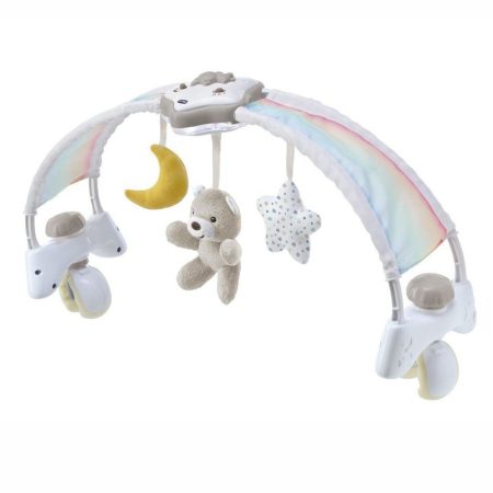 Chicco Rainbow Sky kiságy játékhíd és éjszakai fény elemes  - neutral