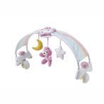   Chicco Rainbow Sky kiságy játékhíd és éjszakai fény elemes  - rózsaszín