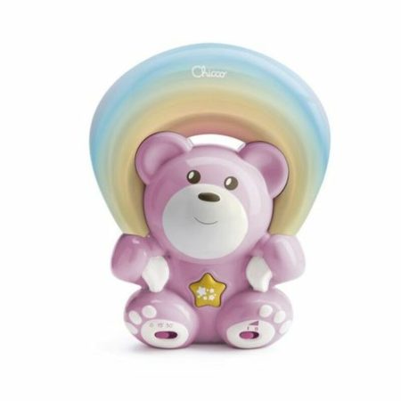 Chicco Rainbow Bear - Szivárvány maci zene-fény projektor- Rózsaszín