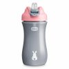 Chicco Kids Pop Up 350ml szívószálas kulacs 2év - rózsaszín
