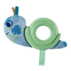 Chicco Baby Snail Eco+ bébicsiga rágókás textiljáték