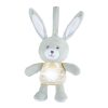 Chicco Lullaby Stardust Bunny zenélő-fénylő altató plüssnyuszi - szürke-bézs