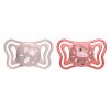 Chicco PhysioForma Light szilikon cumi tartótokkal rózsaszín 6-16m