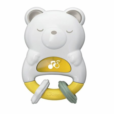 Chicco Day & Night Bear zenélő csörgő és éjszakai fény kiságyjáték