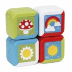 Chicco 2in1-ben építő-fejlesztő kockák