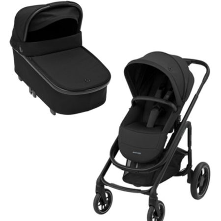 Maxi-Cosi Plaza+ babakocsi Oria mózessel - Essential Black