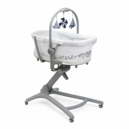 Chicco Baby Hug PRO 5in1 bölcső-etetőszék-szék -White Cream