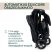 Chicco GLEE babakocsi 0-22 kg automata csukódással - Playful Black