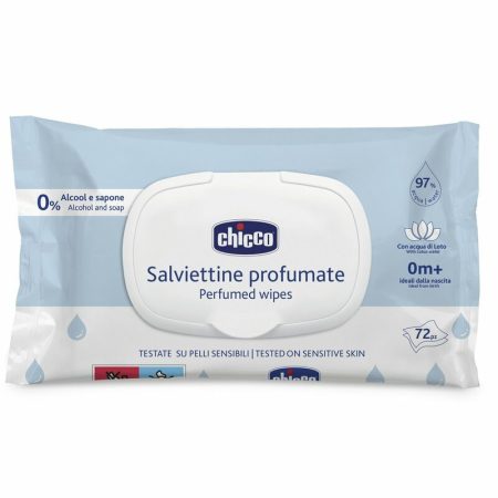Chicco Törlőkendő illatos lótuszvizes 72 db érzékeny bőrre