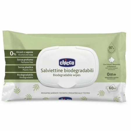 Chicco Törlőkendő Biológiailag lebomló 60 db illatmentes