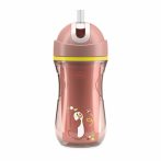  Chicco Sport Cup hőtartós csöpögésmentes szilikon szívószálas kulacs 14m+ 266 ml Pink
