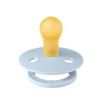   BIBS játszócumi - Colour natúr kaucsuk 0-6 hó pasztellkék  1 db tasakban