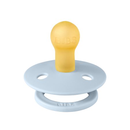 BIBS játszócumi - Colour natúr kaucsuk 0-6 hó pasztellkék  1 db tasakban