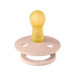   BIBS játszócumi - Colour natúr kaucsuk 6-18 hó púderrózsaszín 1 db tasakban