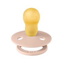   BIBS játszócumi - Colour natúr kaucsuk 18-36 hó púderrózsaszín 1 db tasakban