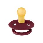   BIBS játszócumi - Colour natúr kaucsuk 6-18 hó bodzabogyó 1 db tasakban