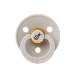   BIBS játszócumi - Studio Méhecske Colour natúr kaucsuk 6-18 hó gombaba 1db tasakban