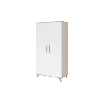 Faktum Flip White & Oak 2 osztású szekrény 
