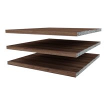 Faktum Nest Walnut polc csomag 2/3 osztású szekrényhez