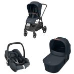   Maxi-Cosi Street Plus Smart Trio system urbán babakocsi - Essential Graphite