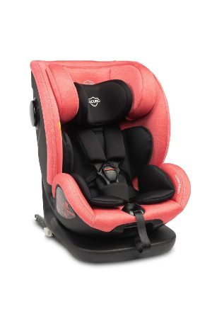 Caretero Securo Isofix Autós Gyerekülés I-SIZE 40-150 CM Dirty Pink