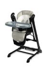  Caretero Indigo Etetőszék és Hinta 2in1- Black Grey