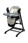  Caretero Indigo Etetőszék és Hinta 2in1- Black Grey