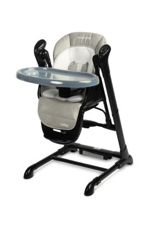  Caretero Indigo Etetőszék és Hinta 2in1- Black Grey