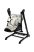  Caretero Indigo Etetőszék és Hinta 2in1- Black Grey