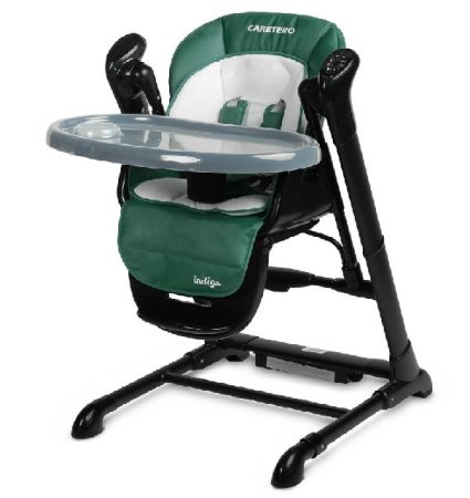  Caretero Indigo Etetőszék és Hinta 2in1- Black Green 