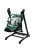  Caretero Indigo Etetőszék és Hinta 2in1- Black Green 