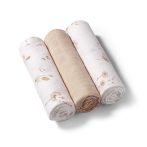 BabyOno textilpelenka színes 3db bambusz bézs 397/13