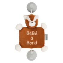   Nattou Baby On Board plüss Boris and Jungo - Boris, a vörös panda