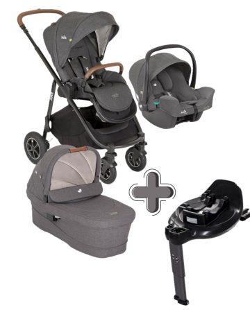 Joie Versatrax Trio Shell Gray + i-Base Encore bázistalp Joie Versatrax Trio Shell Gray + i-Base Encore bázistalp