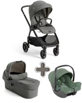   Joie Signature Valora b.kocsi szett Evergreen (Sign.Ramble XL mózeskosár Evergreen+i-Snug2 hord.Laurel)