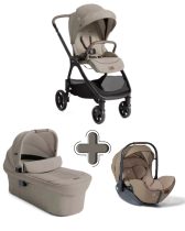   Joie Signature Valora b.kocsi szett Sandstone (Sign.Ramble XL mózeskosár Sandstone, i-Level Pro hord.Sandstone)