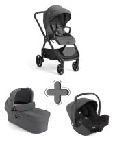   Joie Signature Valora b.kocsi szett Ebony (Sign.Ramble XL mózeskosár Ebony+i-Snug2 hord.Shale)