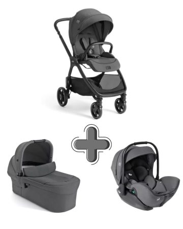 Joie Signature Valora b.kocsi szett Ebony (Sign.Ramble XL mózeskosár Ebony, i-Level Pro hord. Ebony)