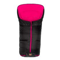   Fillikid bundazsák babakocsiba Eco big 1220-22 fekete pink béléssel