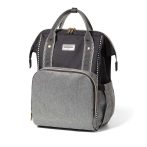   BabyOno pelenkázó táska OSLO STYLE hátizsák 30x40x16cm fekete/szürke 1424/01