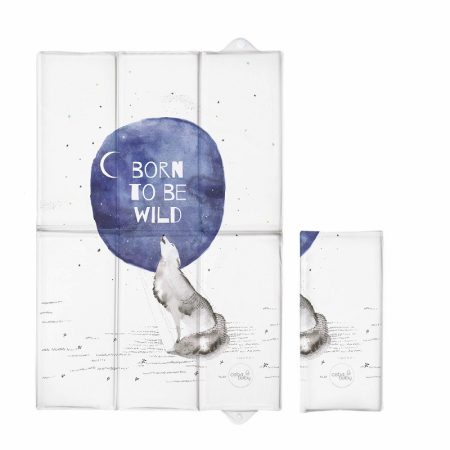 Ceba pelenkázó lap összehajtható 60x40cm Watercolor #Born To Be Wild