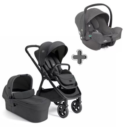 Joie Signature Finiti 2in1 babakocsi Ebony + i-Snug 2 hordozó Shell gray Joie Signature Finiti 2in1 babakocsi Ebony + i-Snug 2 hordozó Shell gray