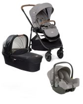   Joie Versatrax babakocsi szett Pebble + Signature Ramble mózeskosár Eclipse