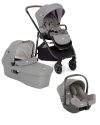 Joie Versatrax babakocsi szett + Ramble XL mózeskosár Pebble